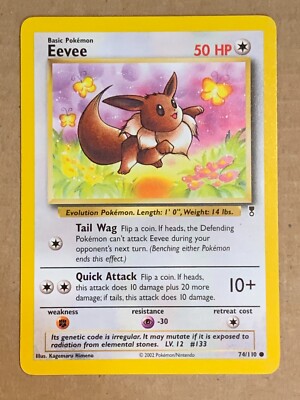 Eevee イーブイ 74/110 Reverse Holo Legendary Eevee [Reverse Holo] #74 Prices | Pokemon Legendary Collection