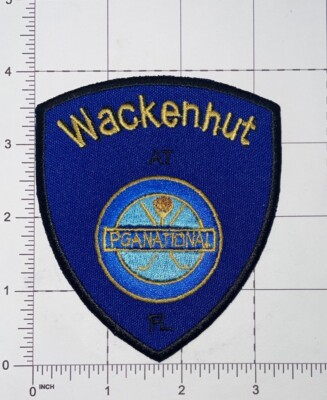 Wackenhut FL Security Private Shoulder Patch Hook & Iron-On Repro New A797