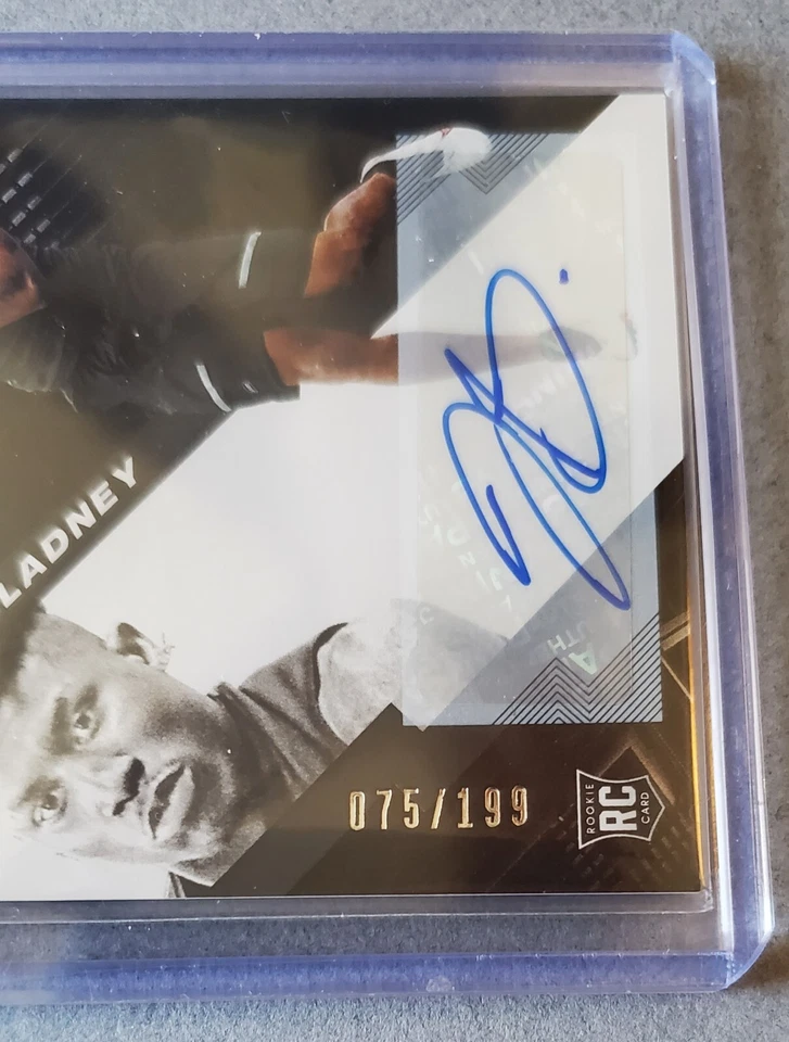 Jeff Gladney  2020 Panini Black Rookies Auto /199  #171 Rookie Auto RC - Image 3 of 4