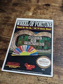 Authentic Vidpro Card Wheel of Fortune KayBee Toys R Us NES Nintendo Memorabilia