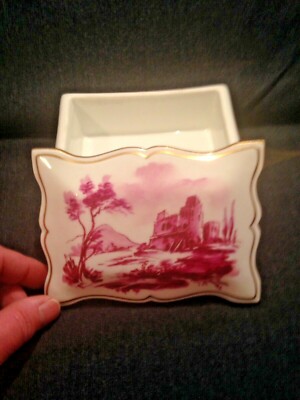 Vista Alegre VA Portugal Dresser Box Hand Painted