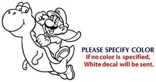 MARIO  YOSHI Game Movie Graphic Die Cut decal sticker Car Truck Boat Window 6"
