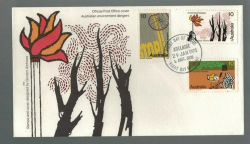 1975 Australian Environmental Dangers FDC