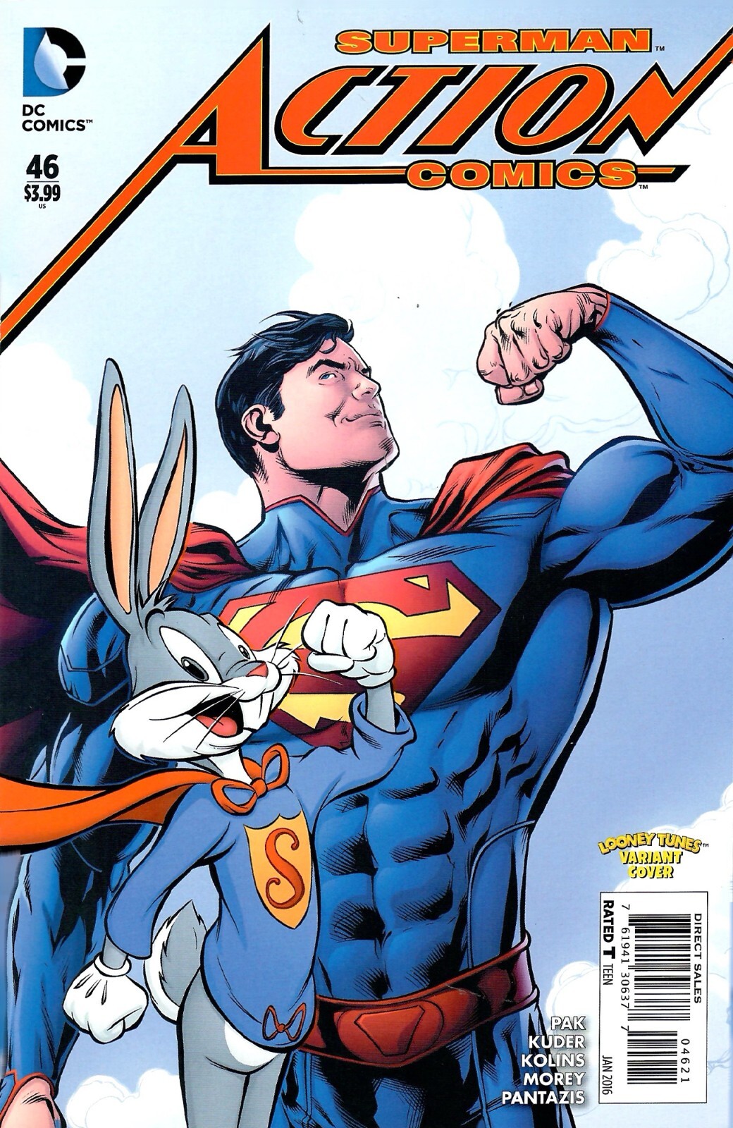 Action Comics #46 Edwards Looney Tunes Variant Super Bugs DC 2011