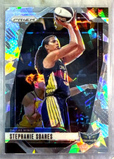 Stephanie Soares 2024 Panini Prizm WNBA Cracked Ice Prizm-#47 Dallas Wings
