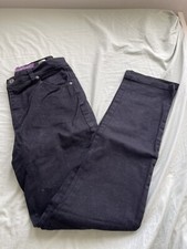 Gloria Vanderbilt Amanda Stretch Jeans Denim Size 6 Black Color Straight