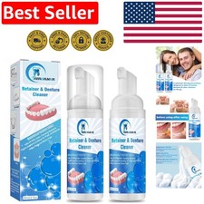 Effective Mint Flavored Aligner  Denture Cleaner - Whitens and Cleans 2 Pack