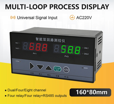 #ad #ad Pressure Alarm Controller Multi Channel Universal Input PT100 Thermocouple Panel $252.12