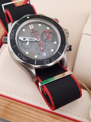 Omega Seamaster 2015 ETNZ 300M Titanium 44mm Automatic Men s Watch BOX & PAPERS