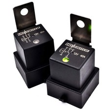 -2 Pack- Waterproof Relay w/LED Indicator Replaces Hella 4RD-960388-31 4RD-96...