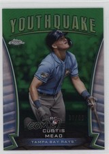 2024 Topps Chrome Youthquake Green Refractor /99 Curtis Mead #YQ-6 17f8