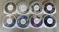 Sony PSP UMD Game & Movie Lot of 8 Pirates Caribbean Disgaea Manhunt 2 Prinny