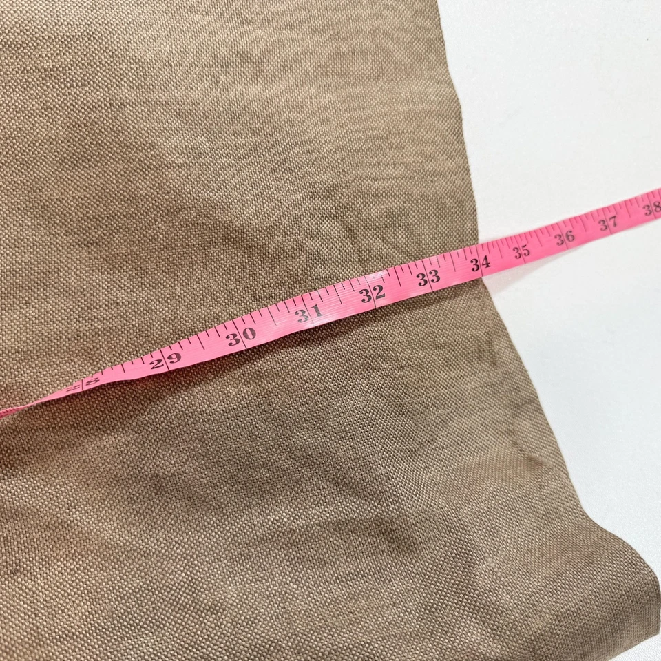 Blazer básico Zara para mujer grande de lino tostado doble botonadura solapa de muesca larga Foto 2 de 4