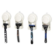 No-Drill Suction Cup Razor Holder for Shower,Waterproof -Adhesive Shaver Hold...