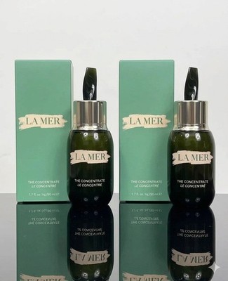 La Mer The Concentrate, 1.7 Ounce/ 50ml New in Box Skin Care Serum pack of 2