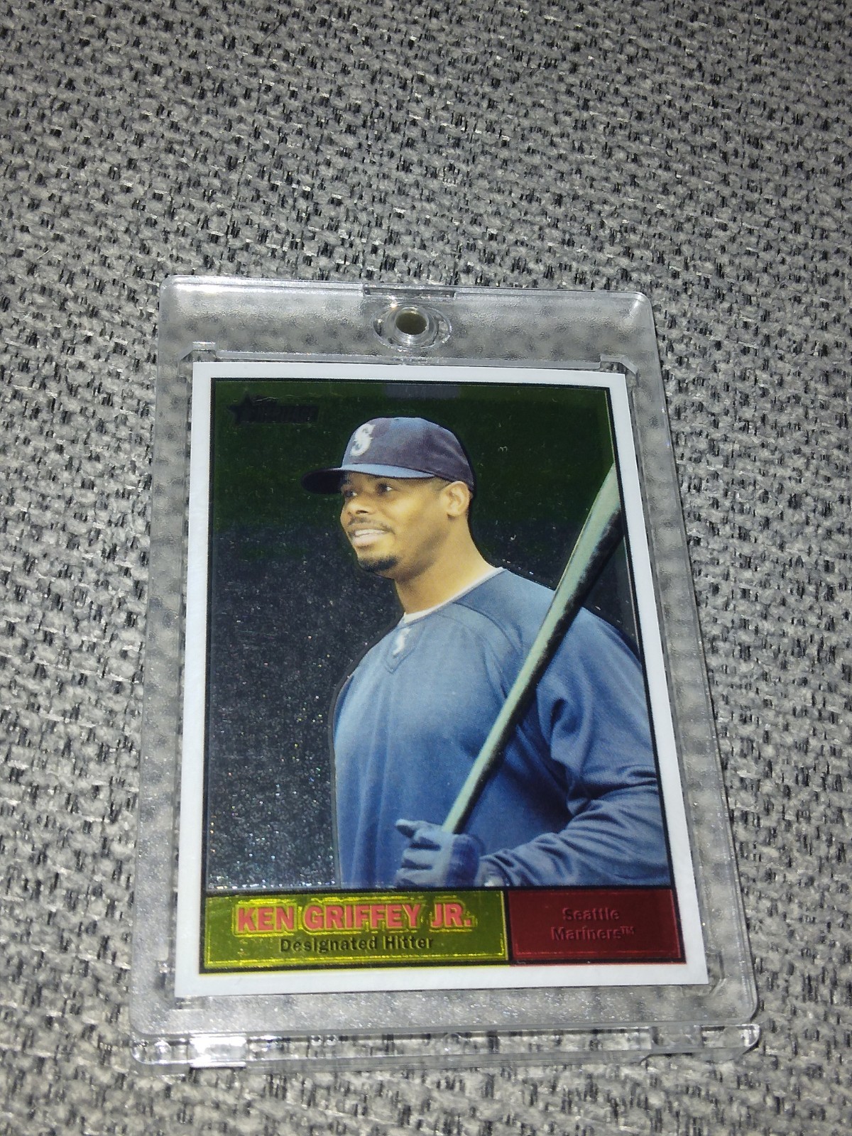 Ken Griffey Jr 1961-2010 Topps Heritage Chrome Card #C148-image