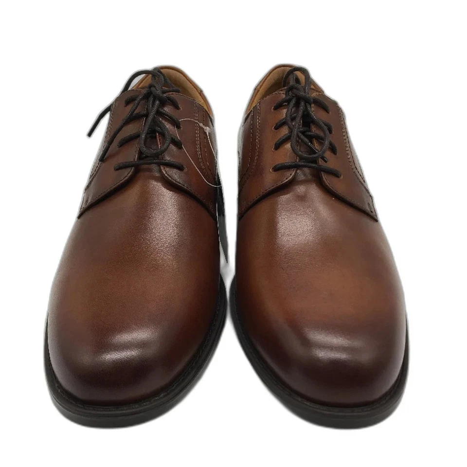 NEW Florsheim Brown Leather Medfield Oxford Ortholite Dress Shoes Mens Sze US 10 - image 2 of 4