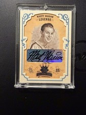 2004 Donruss Diamond Kings Marty Marion 1 Of 1 Legends Auto
