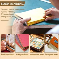 33 Pcs Book Binding Kits 4 Pcs Bone Folder Paper Creaser Paper Folding Tool Book
