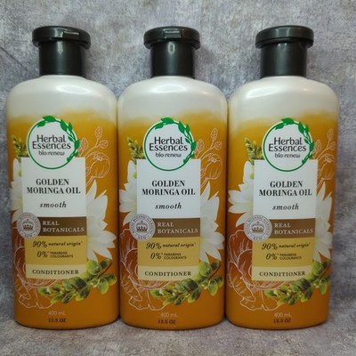 (3) Herbal Essences Bio Renew Golden Moringa Oil Smooth Conditioner 13.5 oz Each