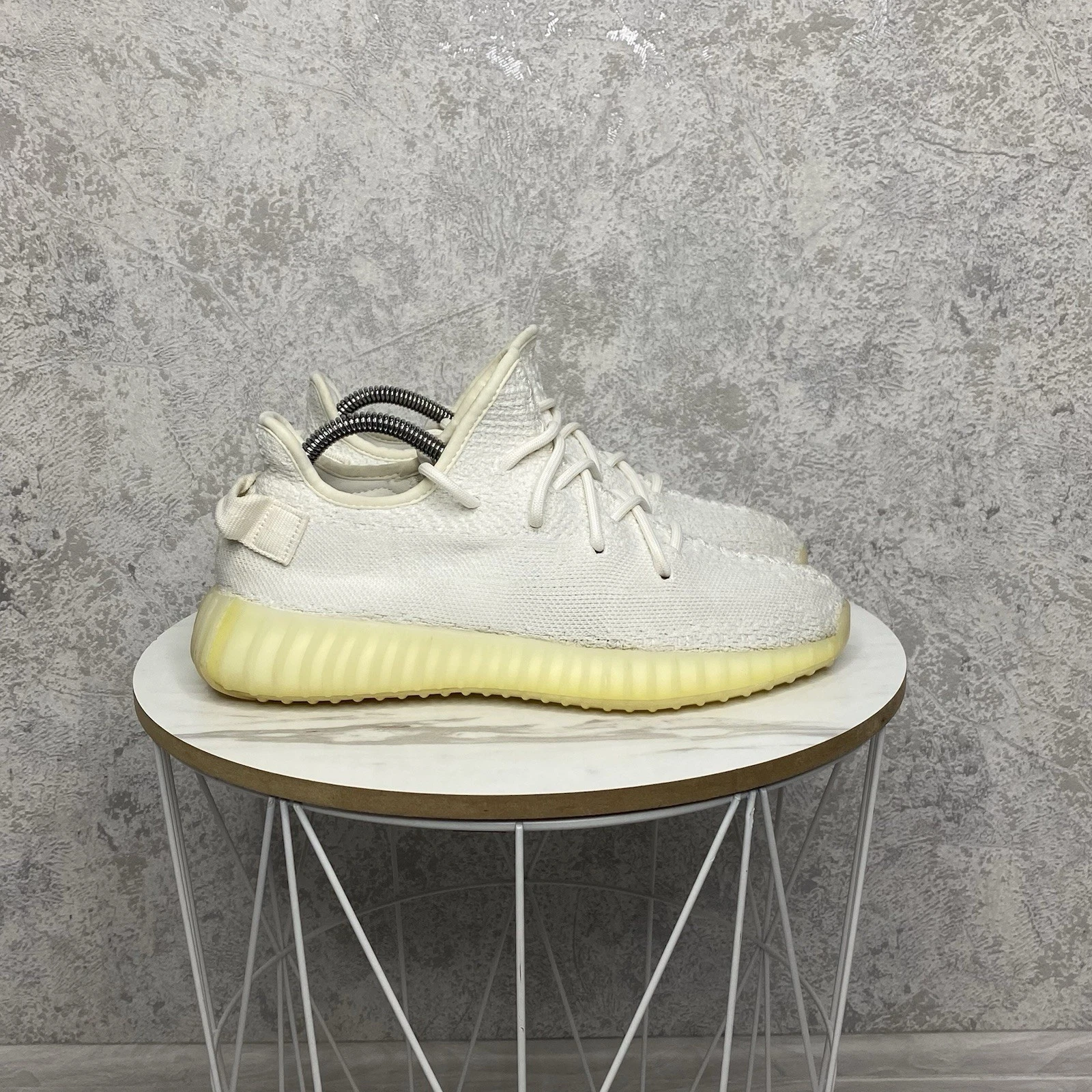 Adidas Yeezy Boost 350 V2 bianco crema triplo bianco originali CP9366 taglia US7