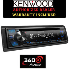 Kenwood KDC-BT282U Bluetooth Hands Free AM/FM CD Car Stereo w/USB  AUX Input