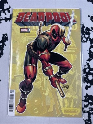 Deadpool Vol #9 Issue #1  Rob Liefeld Variant Cover 2024 1st App Of Death Grip