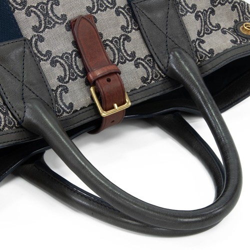 Free  Celine Handbag Tote Bag Men s Women s Macadam Gray Gray Navy Blue Brown - Picture 13 of 20
