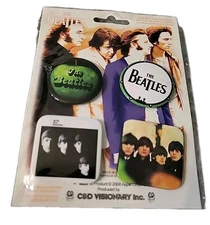 The Beatles Button Badge Pack of 4 C&D Visionary Inc. 2008 4 Beatles Pin New 