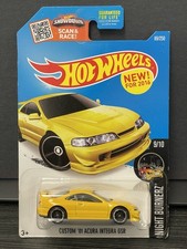 Hot Wheels Custom 01 Acura Integra Gsr 89250 Yellow Mugen Spoon Jdm Diorama