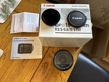 Canon EF-S 18-135mm f/3.5-5.6 IS STM Zoom Lens with uv filter.