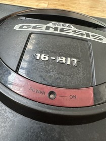 Sega Genesis 16 Bit Console Only Model 1601 (Parts or Repair ONLY Not Tested)