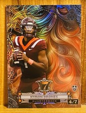 2024 Wild Card 7 Card Studs Kyron Drones Virginia Tech Hokies 4/7