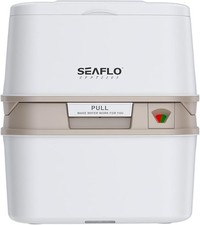 SEAFLO 22L Portable Toilet 5.8 Gal Waste 4 Gal Flush Tank Camping RV Marine