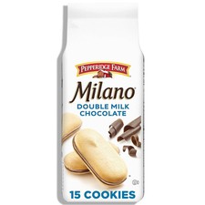 Pepperidge Farm Milano Double Milk Chocolate Cookies, 7.5 OZ Bag 15 Cookies 