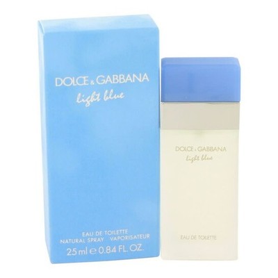 DOLCE & GABBANA LIGHT BLUE 0.85 OZ EDT SPRAY FOR WOMEN NEW IN BOX