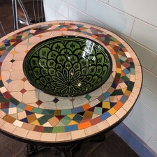 Moroccan Hand Painted Bowl 