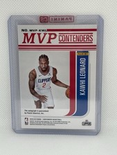 Kawhi Leonard Basketball Autographed Sports Trading Cards