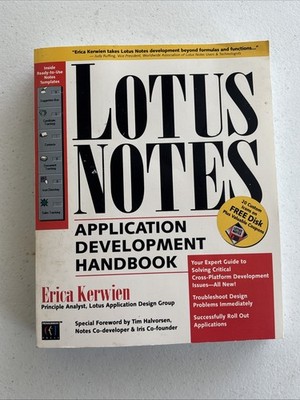 Lotus Notes Application Development Handbook by Erica Kerwien (1995, Trade...