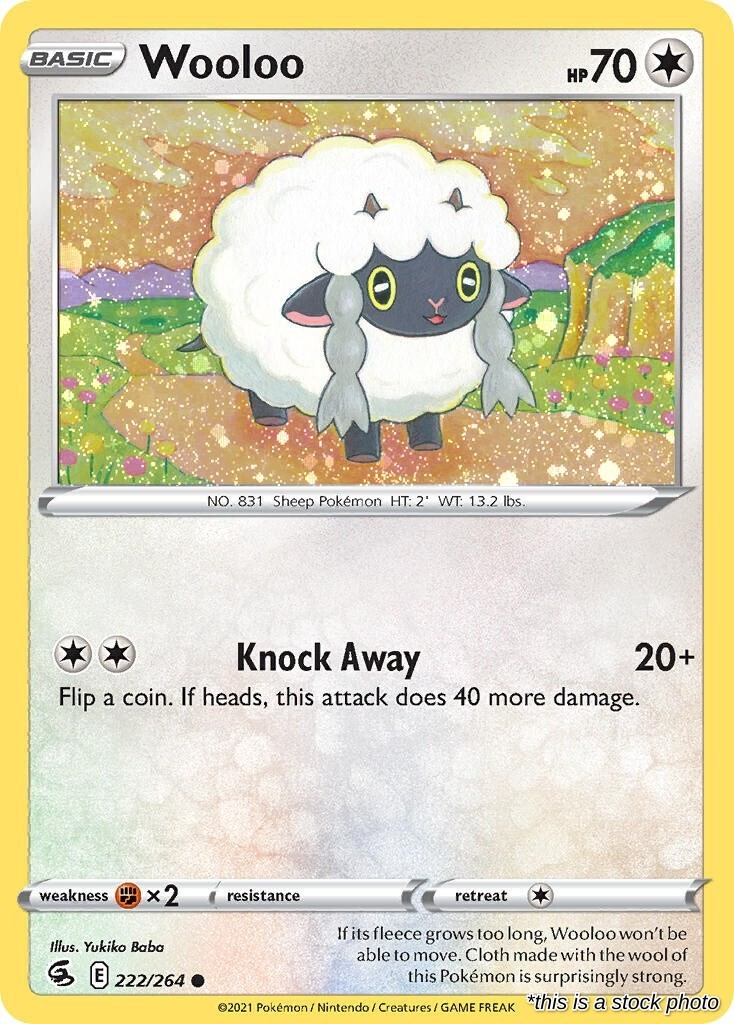 Wooloo (Cosmos Holo) [MCAP - 222/264] Holofoil Pokemon NM