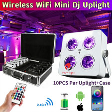 LED 4x18W RGBWA UV Battery Powered WIRELESS DMX Par Can DJ Uplighting Up Light