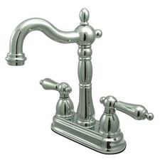 Kingston Brass KB149.AL Heritage 1.8 GPM Standard Bar Faucet - Chrome