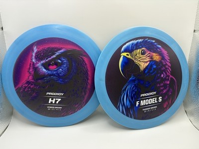 Prodigy Discs Retroflight Base Grip F Model & 200 H7, 10 speed driver PAIR BLUE