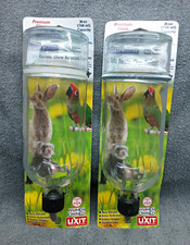 Bouteille d'eau Lixit Premium en verre résistant à la mastication 26 oz transparent - Lot de 2