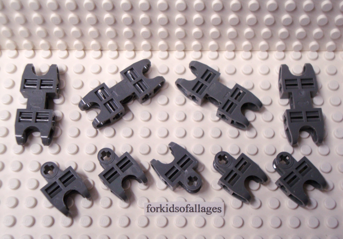 LEGO Bionicle Technic 47296 32174 Ball Joint Sockets Gray 9 Pc