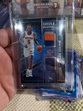 2024-25 Panini Silhouette - Dual Materials Immanuel Quickley #DMA-QUI 4 Color