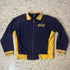 Vintage 90s Polo Sport Ralph Lauren Men's L Full-Zip Track Jacket