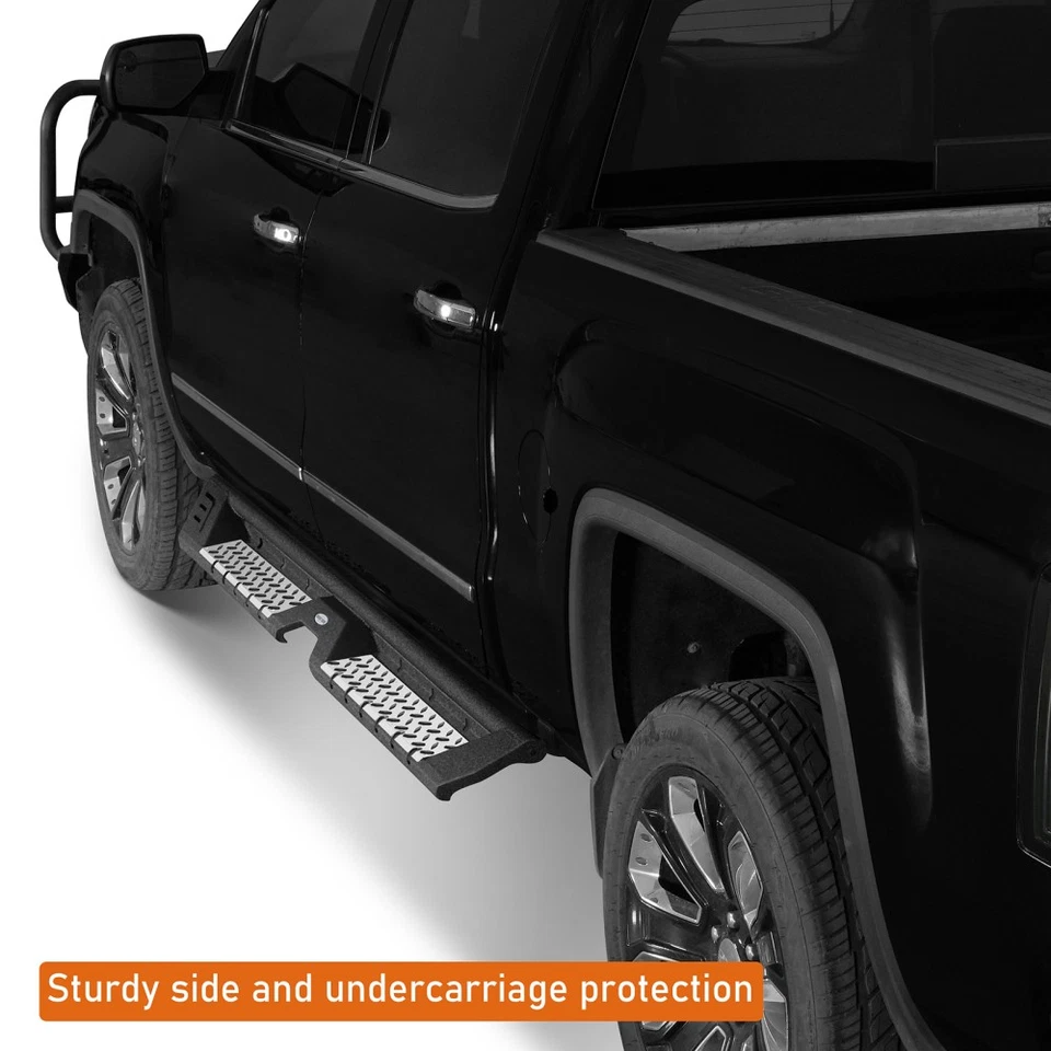 Barras de paso para barra de correr aptas para Chevy Silverado/GMC Sierra 1500 2500HD 3500HD 07-19 Foto 4 de 4