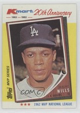 1982 Topps Kmart MVP Series Box Set Maury Wills #2 0il7