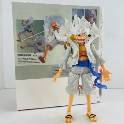 One Piece MONKEY.D.LUFFY GEAR 5 Anime Action Figure 6-inch Toy Doll Gift